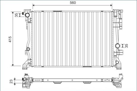 CHLODNICA WODY Valeo 701158