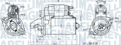 ROZRUSZNIK BMW MAGNETI MARELLI 063721413010