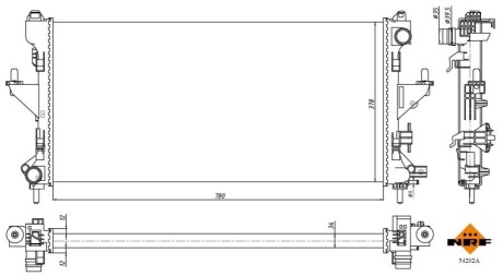 CHLODNICA WODY NRF 54202A