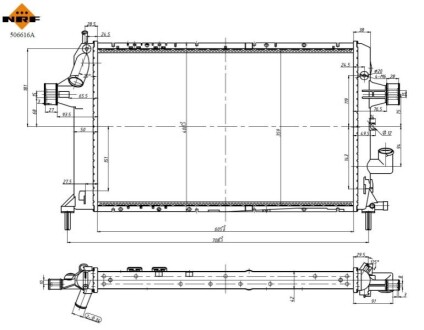 CHLODNICA WODY NRF 506616A