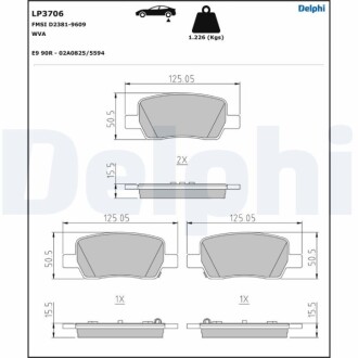 KLOCKI HAM.TYL Delphi LP3706