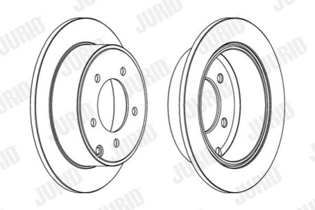 Дик тормозной Jurid 562857JC