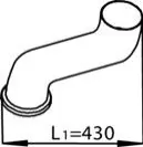 Випускна труба Dinex 81676