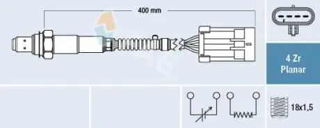 Lambda Sensor FAE 77700