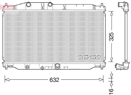 Теплообмінник DENSO DRM40043