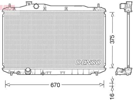 Теплообменник DENSO DRM40040