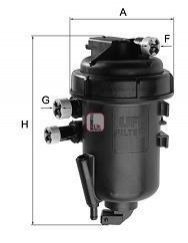 Фільтр палива SOFIMA S1141GC