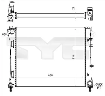 Теплообменник TYC 7090023R