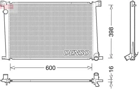 Теплообменник DENSO DRM05007