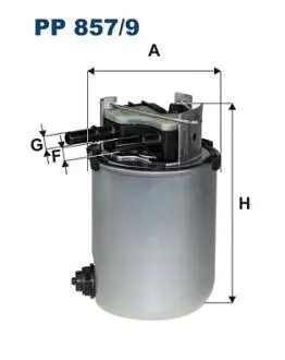 Фильтр топлива FILTRON PP8579