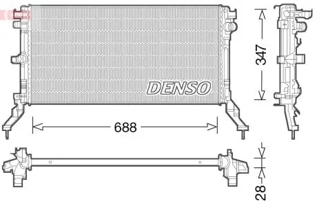 Теплообмінник DENSO DRM23039
