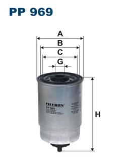 Фильтр топлива FILTRON PP969
