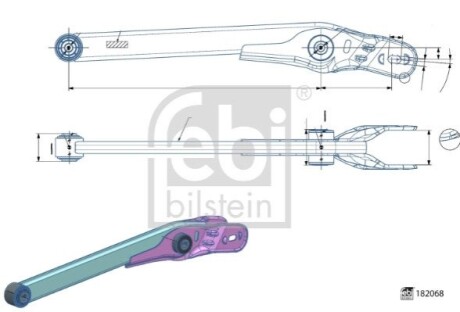 Автозапчасть FEBI BILSTEIN 182068