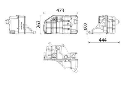 Автозапчасть MAHLE / KNECHT CRT54000S