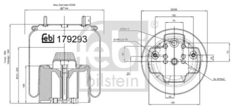 Автозапчасть FEBI BILSTEIN 179293