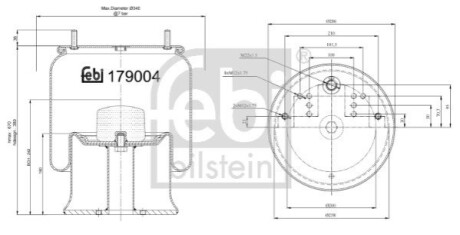 Автозапчасть FEBI BILSTEIN 179004