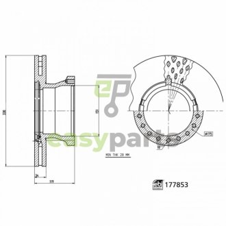 Автозапчасть FEBI BILSTEIN 177853