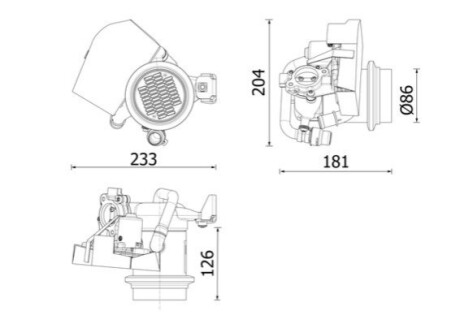 Автозапчасть MAHLE / KNECHT CE40000P