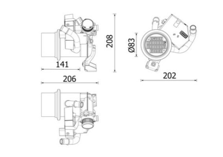 Автозапчасть MAHLE / KNECHT CE39000P