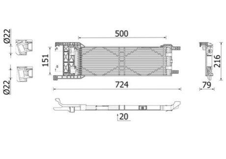 Автозапчасть MAHLE / KNECHT CLC325000P