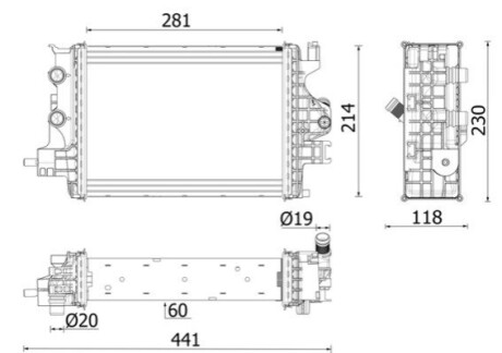 Автозапчасть MAHLE / KNECHT CR2634000P