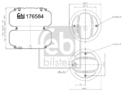 Автозапчасть FEBI BILSTEIN 176581