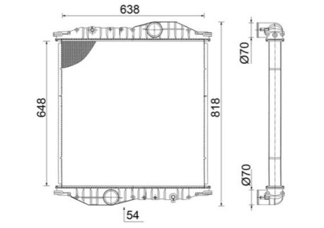 Автозапчасть MAHLE / KNECHT CR2586000S