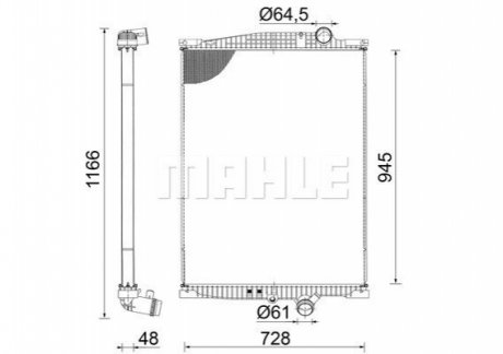 Автозапчасть MAHLE / KNECHT CR2096000S