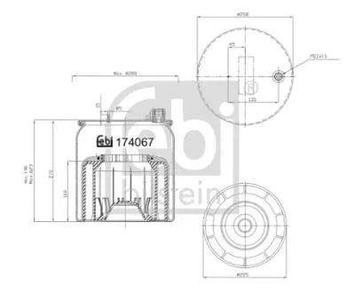 Автозапчасть FEBI BILSTEIN 174067