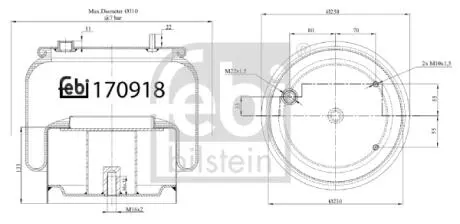 Автозапчасть FEBI BILSTEIN 170918