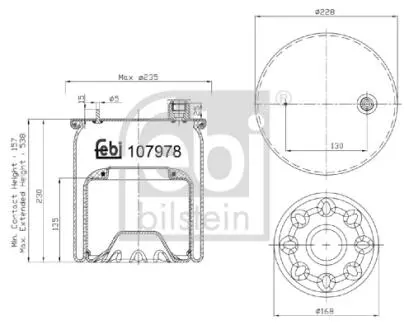 Автозапчасть FEBI BILSTEIN 107978