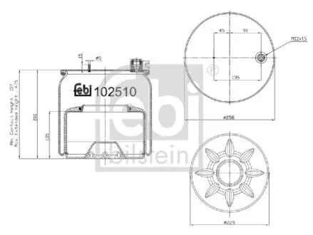 Автозапчасть FEBI BILSTEIN 102510