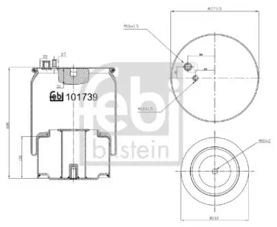 Автозапчасть FEBI BILSTEIN 101739