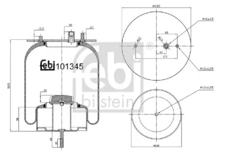 Автозапчасть FEBI BILSTEIN 101345