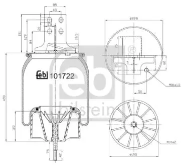 Автозапчасть FEBI BILSTEIN 101722