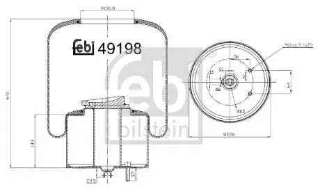 Автозапчасть FEBI BILSTEIN 49198