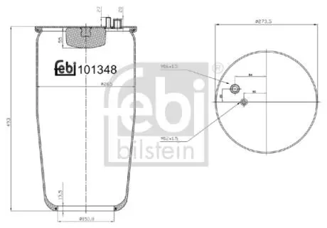 Автозапчасть FEBI BILSTEIN 101348