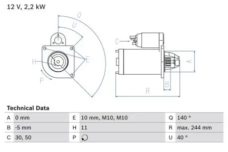 Автозапчасть BOSCH 0986026260
