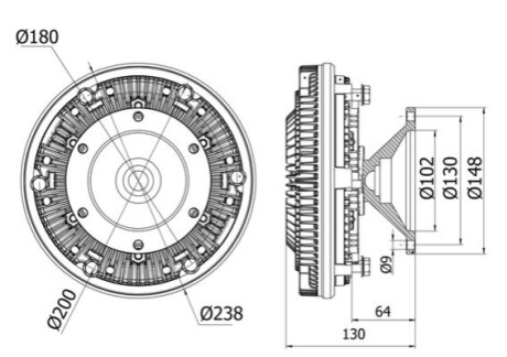 Автозапчасть MAHLE / KNECHT CFC10000S