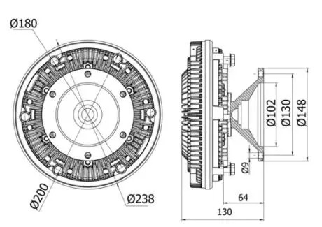 Автозапчасть MAHLE / KNECHT CFC10000S