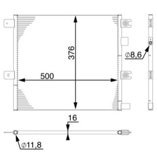 Автозапчасть MAHLE / KNECHT AC76000S