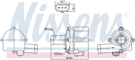 Автозапчасть NISSENS 832152