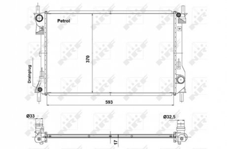 Автозапчасть NRF 56041