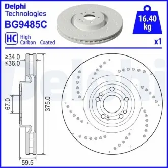 Фото автозапчасть Delphi BG9485C Автозапчасть Delphi BG9485C