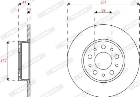 Автозапчасть FERODO DDF2777C