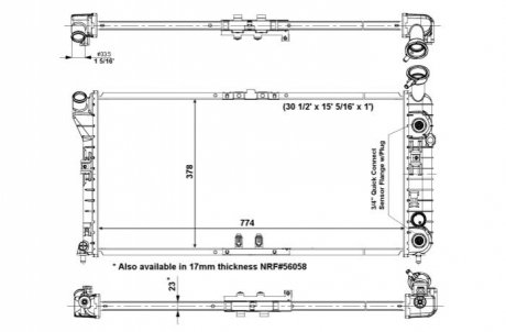 Автозапчасть NRF 56004