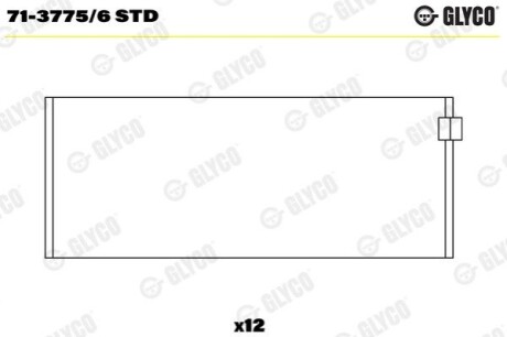 Автозапчасть Glyco 7137756STD