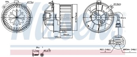 Автозапчасть NISSENS 87628