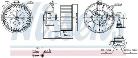 Автозапчасть NISSENS 87628