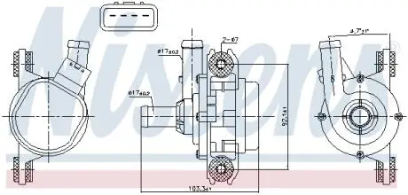 Автозапчасть NISSENS 831385